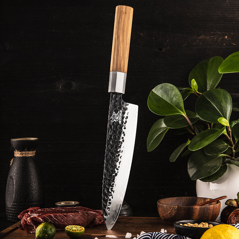 Kansu Damast-Chefmesser 8"