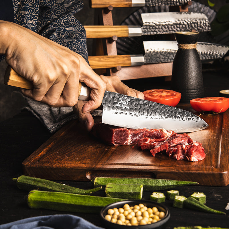 Kansu Damast-Chefmesser 8"