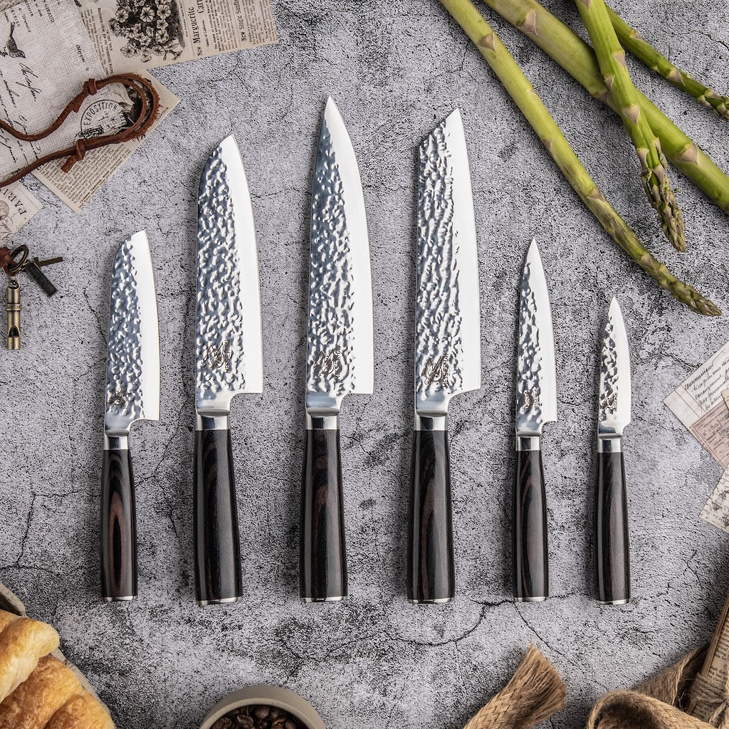 Profi Messerset Tanoshi Black-Wood Edition