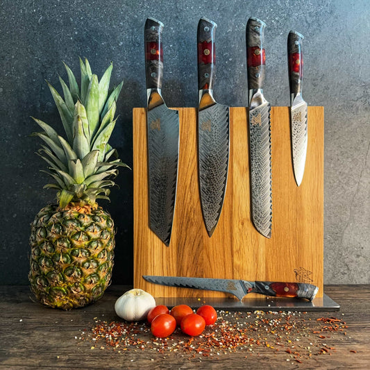 Knife block set Bushido