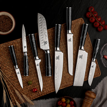 Asian knife set Premium Kuro