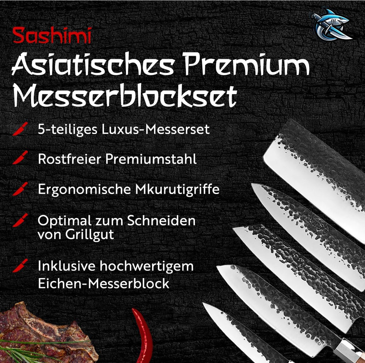 Messerblock-Set Sashimi