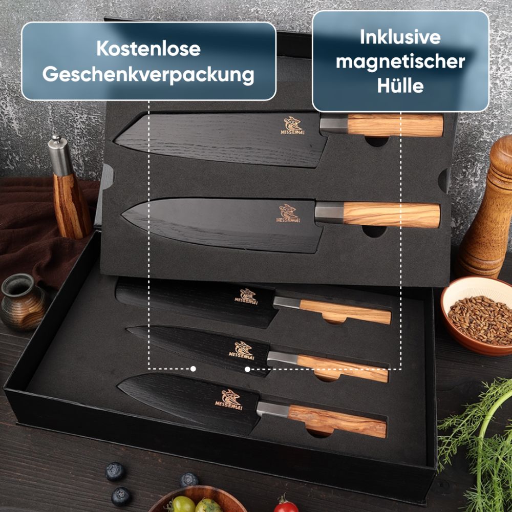 Asian knife set Premium Kansu