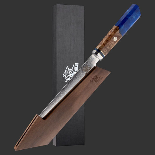 Damastmesser Kobe inkl. Holz-Sheat