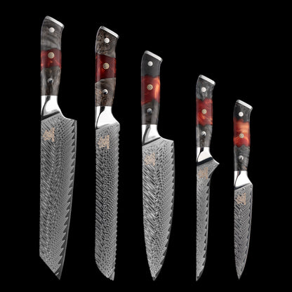 Knife block set Bushido