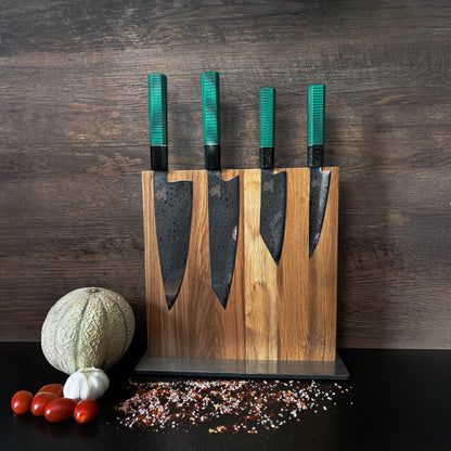 Knife block set Wasabi