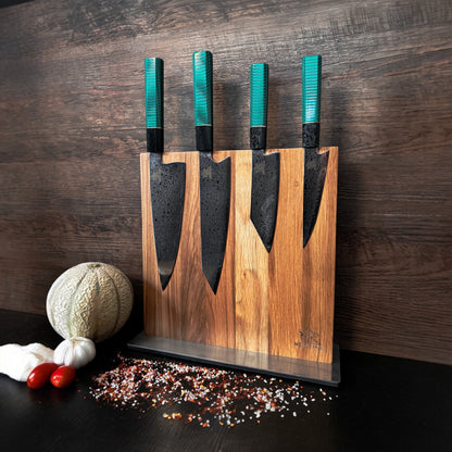 Knife block set Wasabi