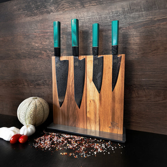 Knife block set Wasabi