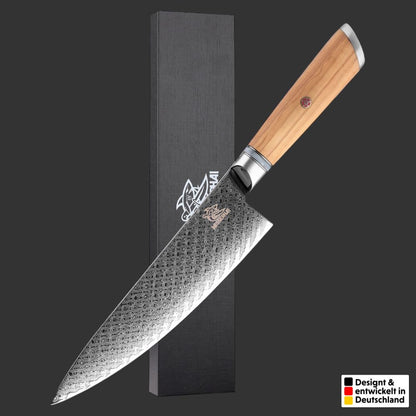 Damascus knife Oribu