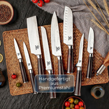 Asian knife set Premium Sakura