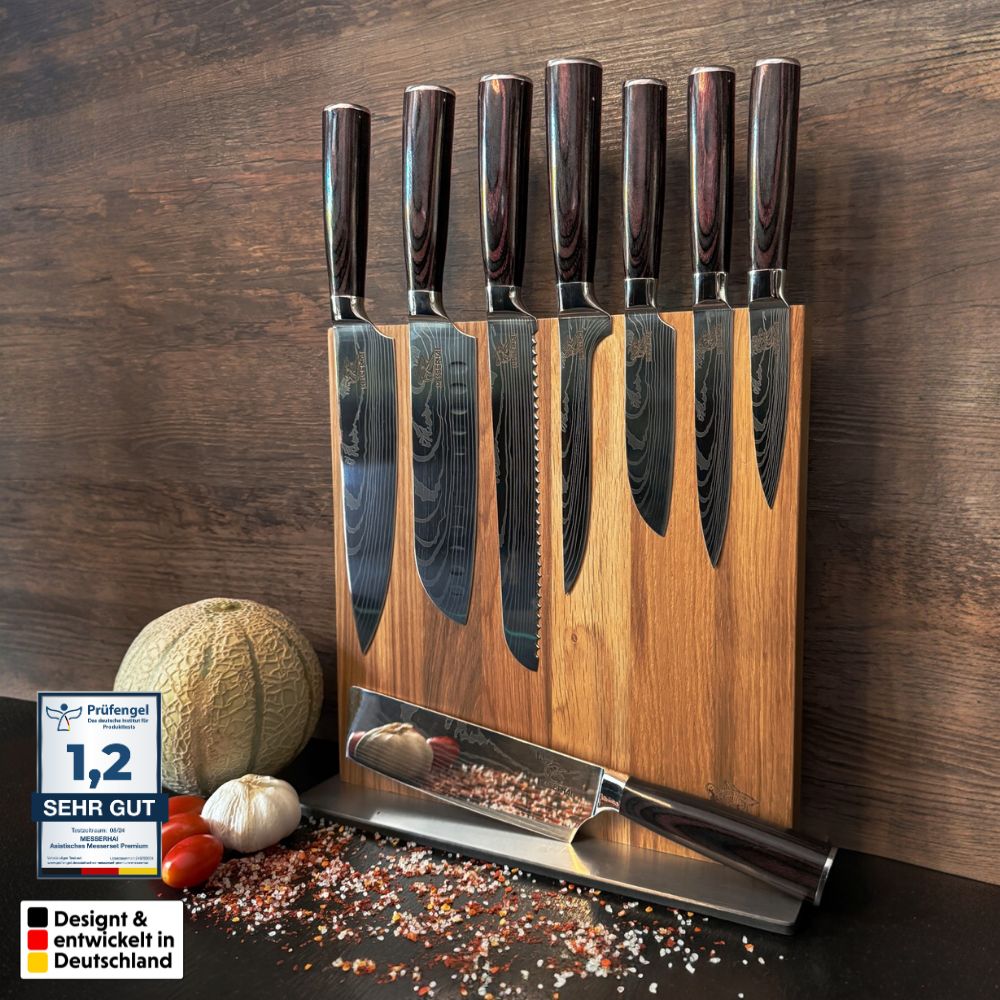 Asian knife set Premium Sakura