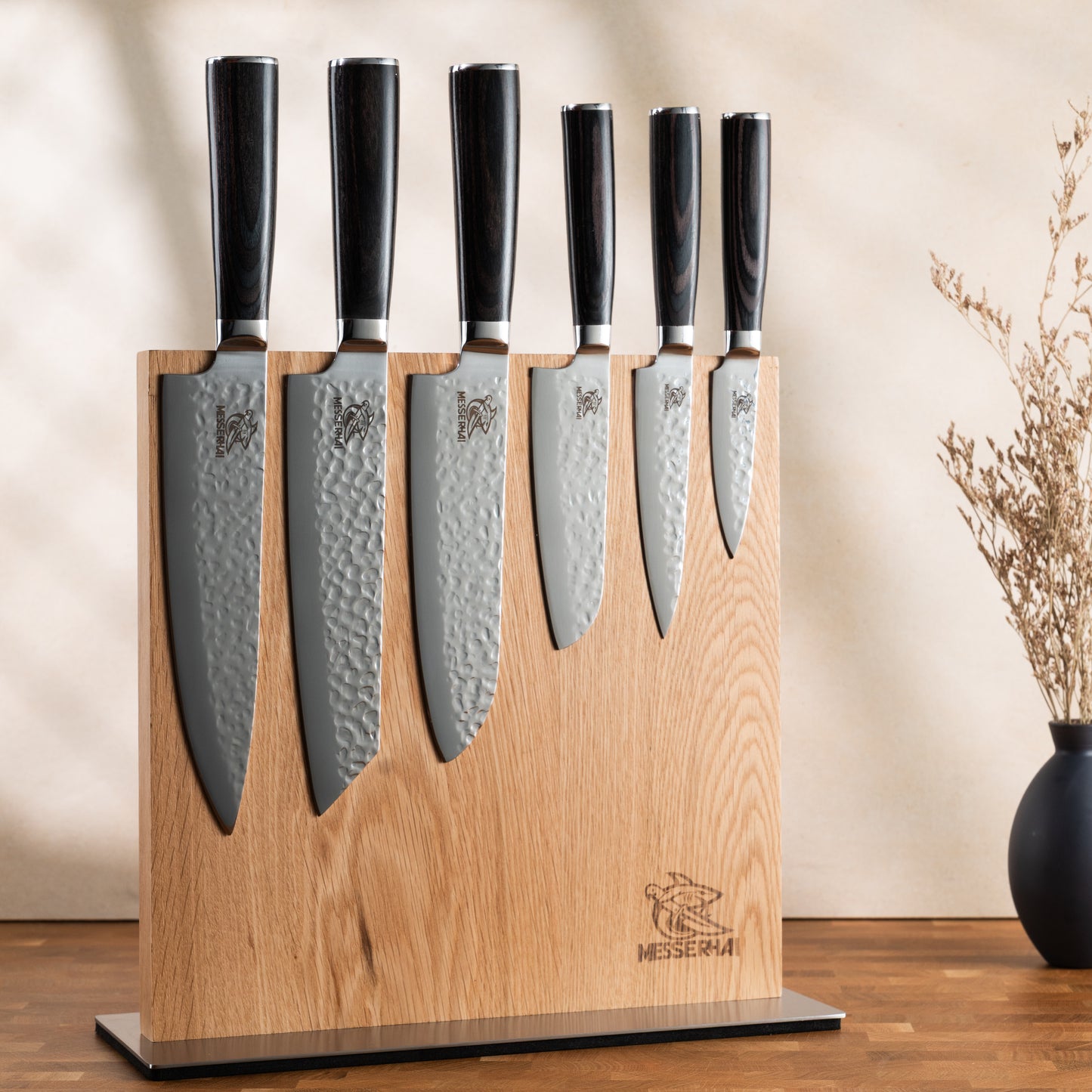 Profi Messerset Tanoshi Black-Wood Edition