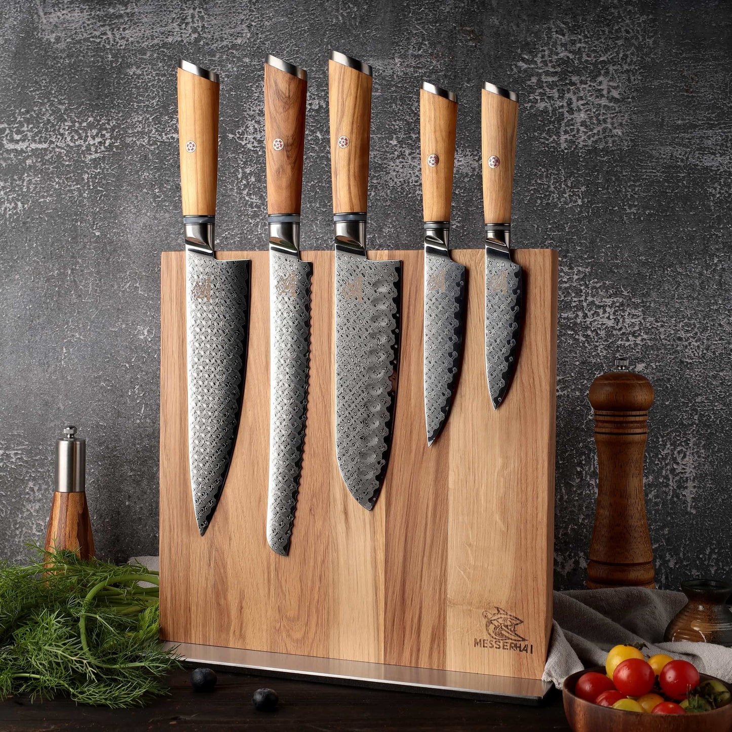 Knife block set Oribu